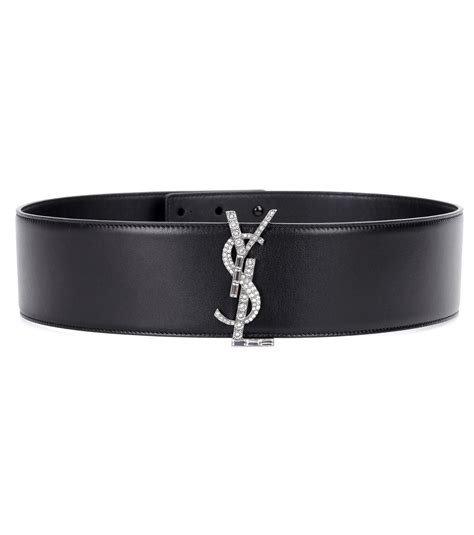 ysl logo belt black|y belt authentic.